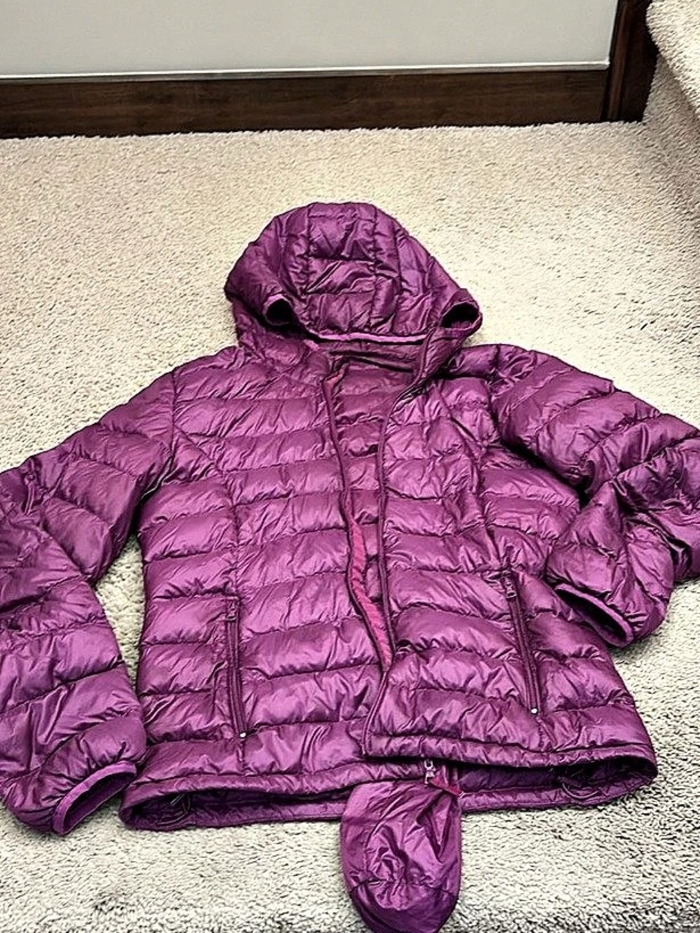 Tna Jacket Women's Purple Puffer - size M